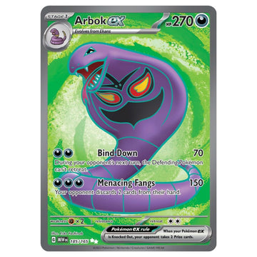 Arbok ex - 185/165 - 151 - Single