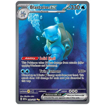 Blastoise ex - 200/165 - 151 - Single