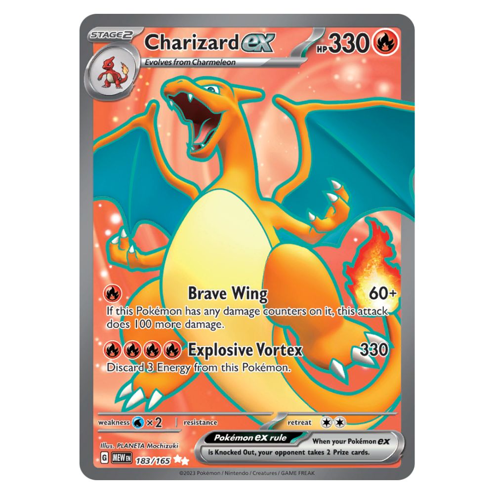 Charizard ex - 183/165 - 151 - Single