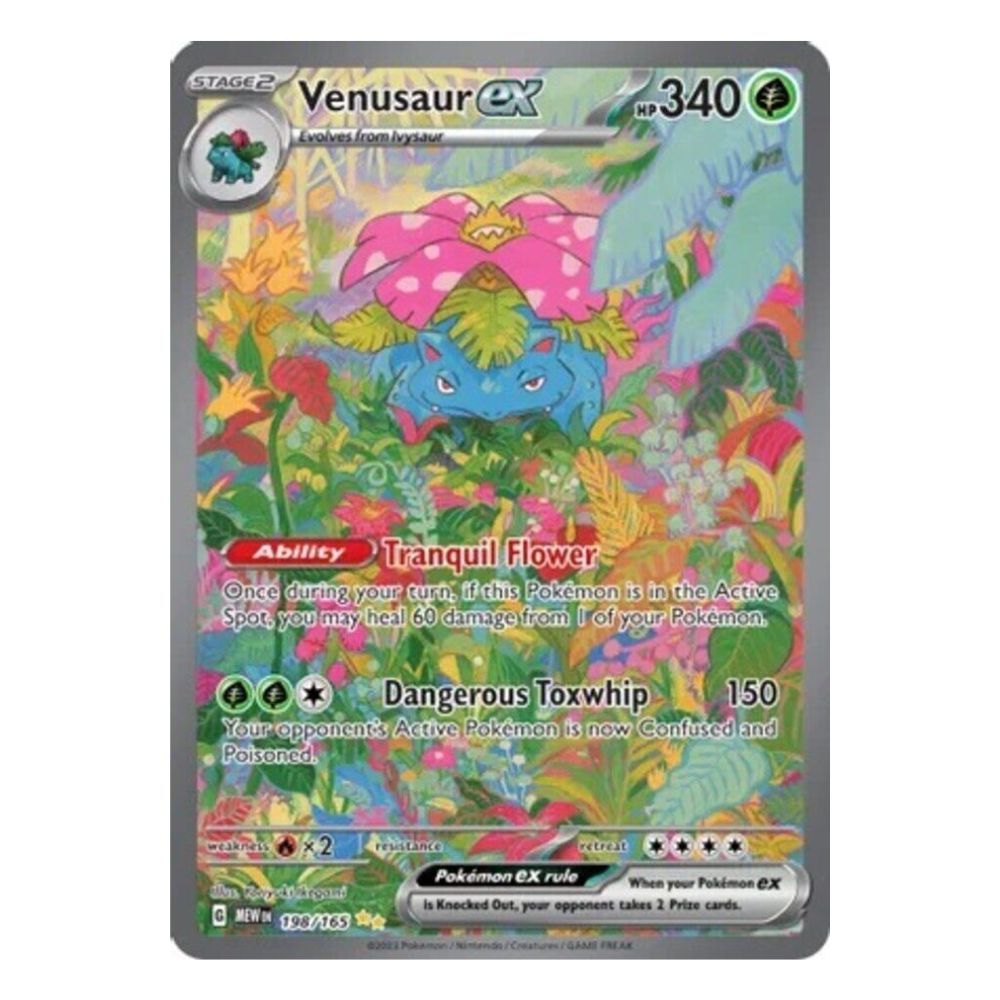 Venusaur ex - 198/165 - 151 - Single