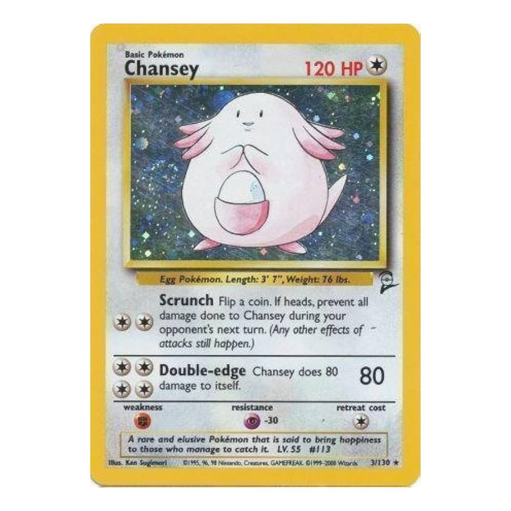 Chansey - 3/130 - Base Set 2 - Single