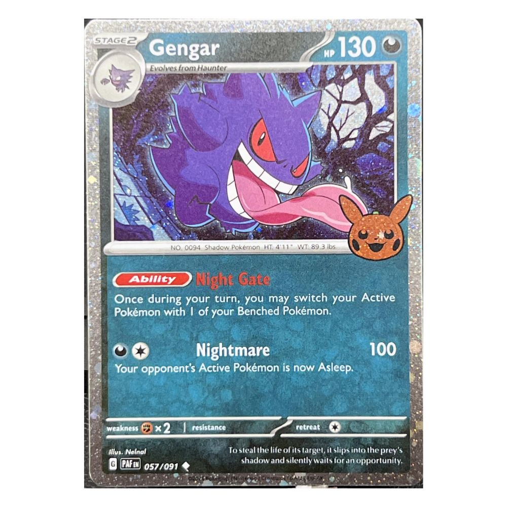 Gengar - 057/091 - Trick or Trade 2024 Single Holofoil
