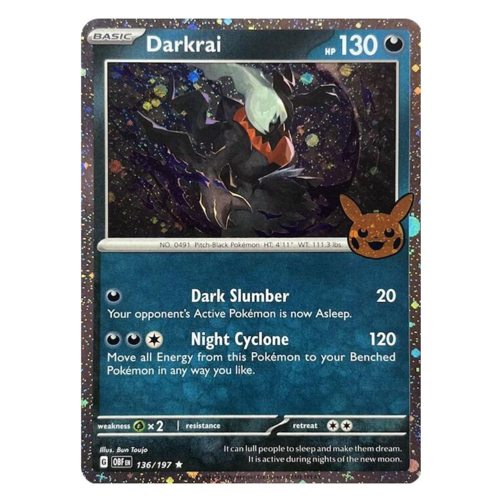 Darkrai - 136/197 - Trick or Trade 2024 Single Holofoil