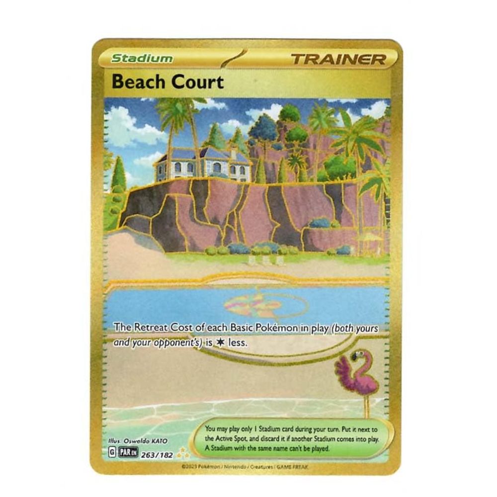 Beach Court - 263/182 - Paradox Rift Single Holofoil