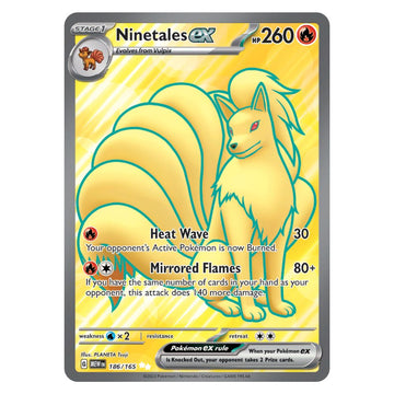 Ninetales ex - 186/165 - 151 - Single