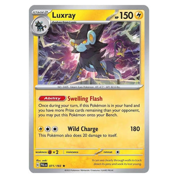 Luxray - 071/193 - Paldea Evolved Single Holofoil