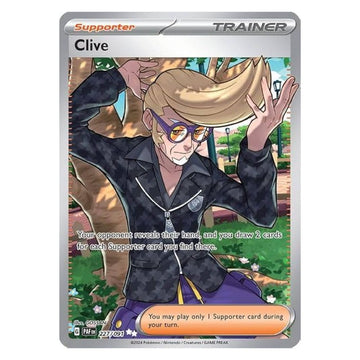 Clive - 227/091 - Paldean Fates Single Holofoil