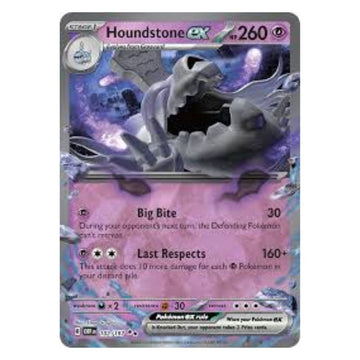 Houndstone ex - 102/197 - Obsidian Flames Single Holofoil