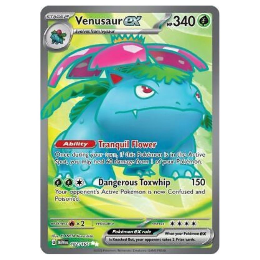 Venusaur ex - 182/165 - 151 - Single