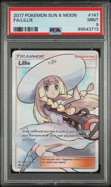 PSA 9 Lillie - 147/149 - Sun and Moon